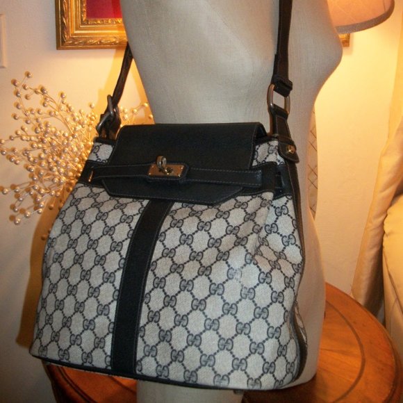 Nice Gucci Vintage Shoulder Bag Satchel Crossbody - Picture 1 of 13